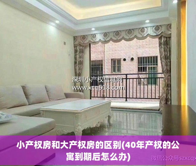 小产权房和大产权房的区别(40年产权的公寓到期后怎么办) 小产权房和大产权房的区别(40年产权的公寓到期后怎么办)