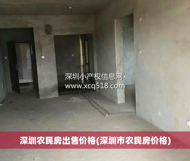 深圳农民房出售价格(深圳市农民房价格)
