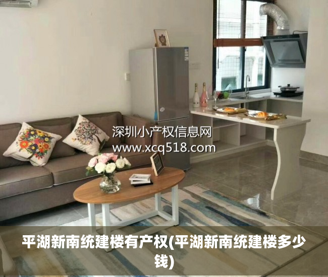 平湖新南统建楼有产权(平湖新南统建楼多少钱)
