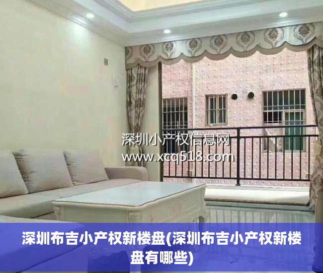 深圳布吉小产权新楼盘(深圳布吉小产权新楼盘有哪些)