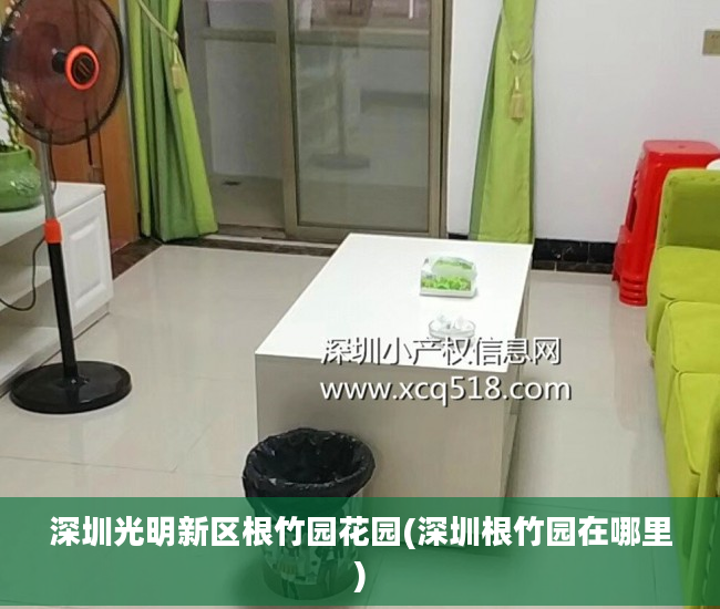 深圳光明新区根竹园花园(深圳根竹园在哪里)