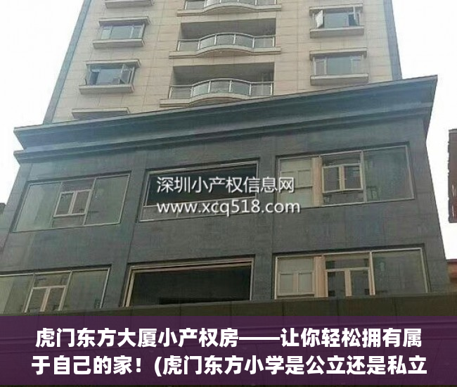 虎门东方大厦小产权房——让你轻松拥有属于自己的家！(虎门东方小学是公立还是私立)