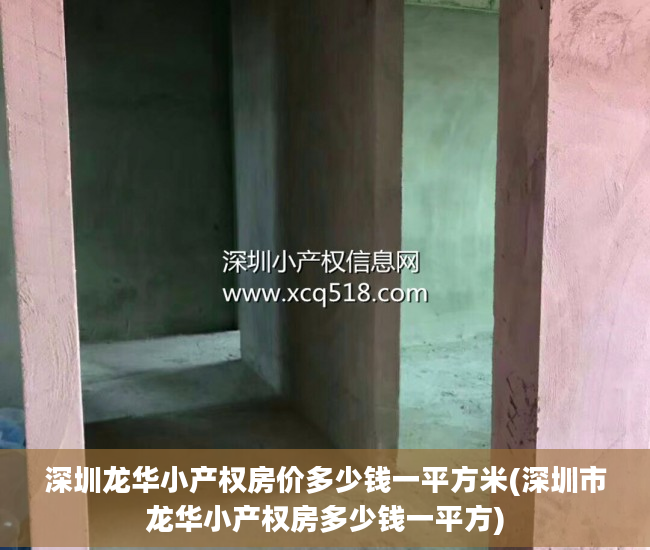 深圳龙华小产权房价多少钱一平方米(深圳市龙华小产权房多少钱一平方)