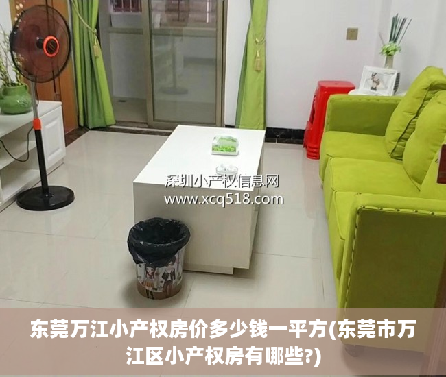 东莞万江小产权房价多少钱一平方(东莞市万江区小产权房有哪些?)
