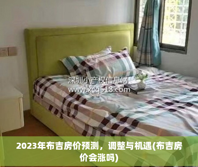 2023年布吉房价预测，调整与机遇(布吉房价会涨吗)