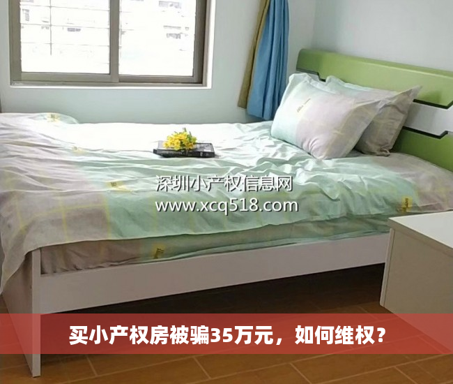 买小产权房被骗35万元，如何维权？