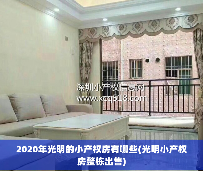 2020年光明的小产权房有哪些(光明小产权房整栋出售)