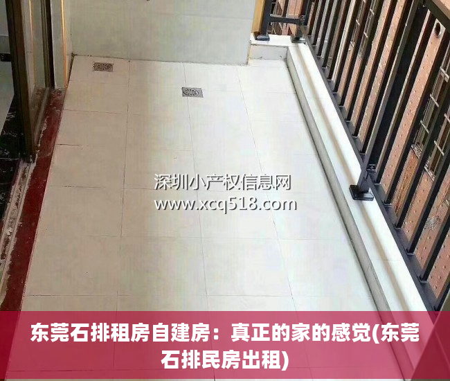 东莞石排租房自建房：真正的家的感觉(东莞石排民房出租)
