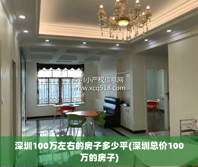 深圳100万左右的房子多少平(深圳总价100万的房子)