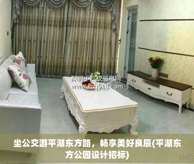 坐公交游平湖东方路，畅享美好良辰(平湖东方公园设计招标)
