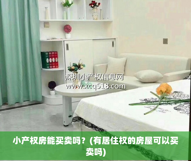 小产权房能买卖吗？(有居住权的房屋可以买卖吗)