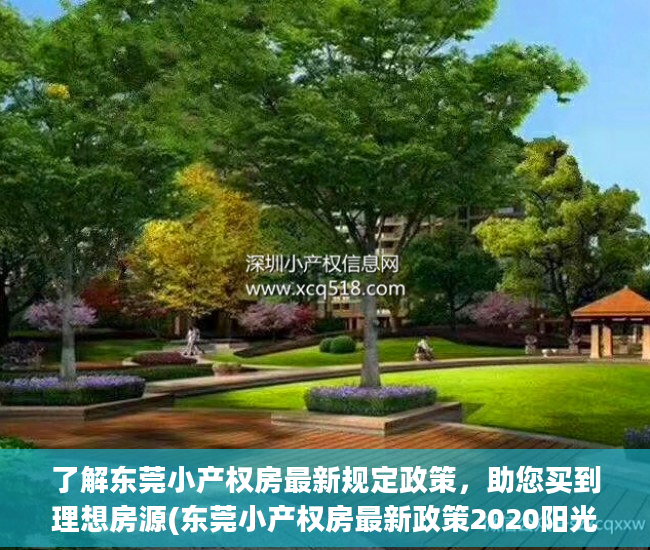 了解东莞小产权房最新规定政策，助您买到理想房源(东莞小产权房最新政策2020阳光网)