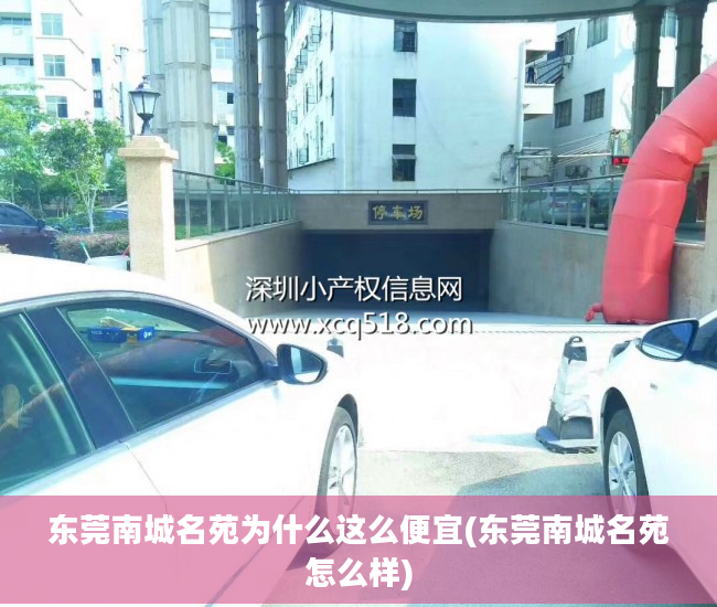 东莞南城名苑为什么这么便宜(东莞南城名苑怎么样)