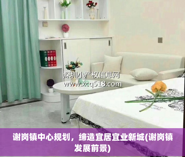 谢岗镇中心规划，缔造宜居宜业新城(谢岗镇发展前景)