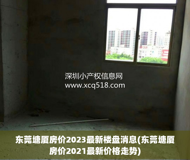 东莞塘厦房价2023最新楼盘消息(东莞塘厦房价2021最新价格走势)