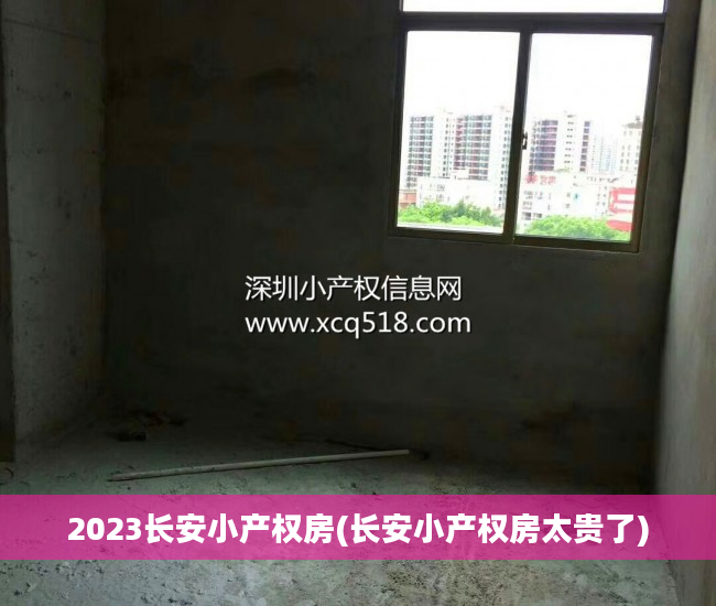2023长安小产权房(长安小产权房太贵了)