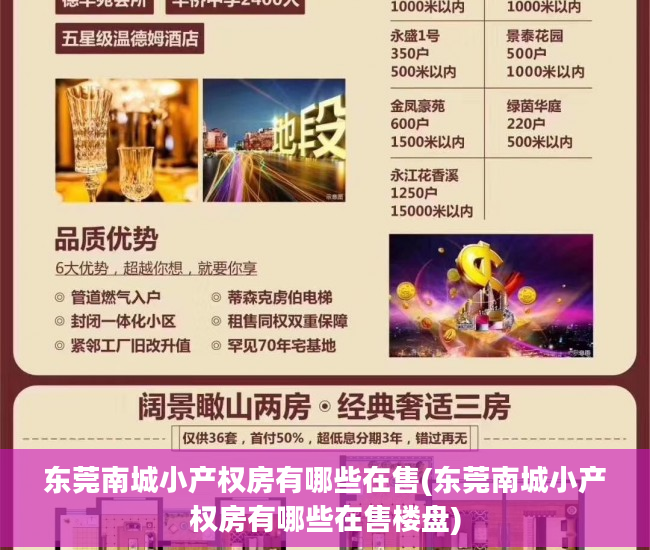 东莞南城小产权房有哪些在售(东莞南城小产权房有哪些在售楼盘)
