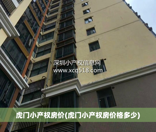 虎门小产权房价(虎门小产权房价格多少)