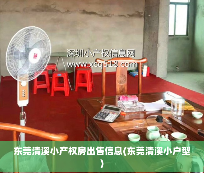 东莞清溪小产权房出售信息(东莞清溪小户型)