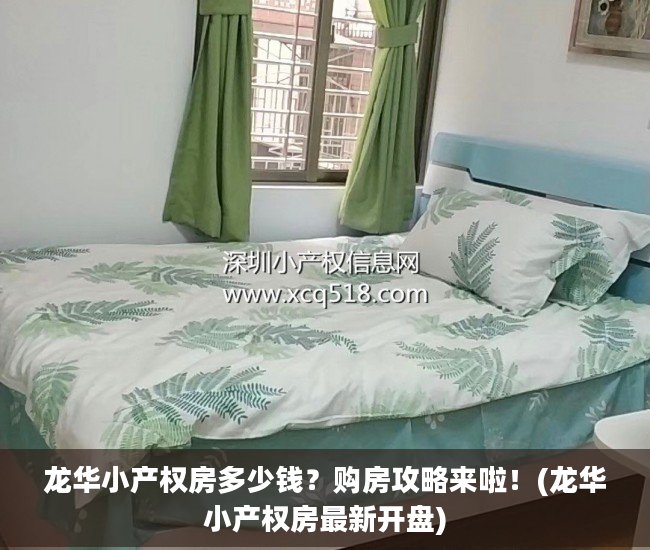 龙华小产权房多少钱？购房攻略来啦！(龙华小产权房最新开盘)