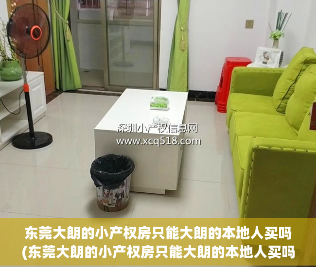 东莞大朗的小产权房只能大朗的本地人买吗(东莞大朗的小产权房只能大朗的本地人买吗)