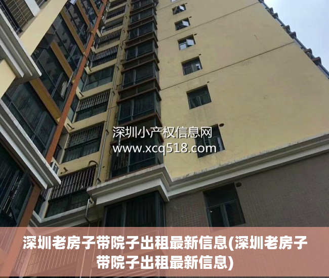 深圳老房子带院子出租最新信息(深圳老房子带院子出租最新信息)