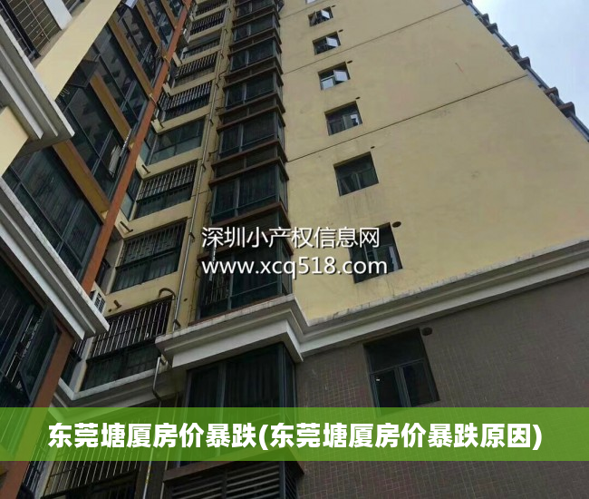 东莞塘厦房价暴跌(东莞塘厦房价暴跌原因)
