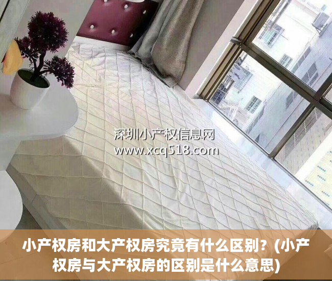 小产权房和大产权房究竟有什么区别？(小产权房与大产权房的区别是什么意思)