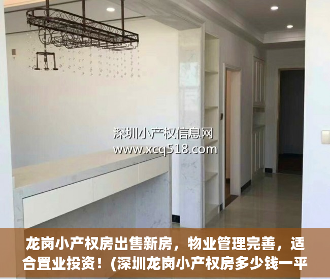 龙岗小产权房出售新房，物业管理完善，适合置业投资！(深圳龙岗小产权房多少钱一平方)