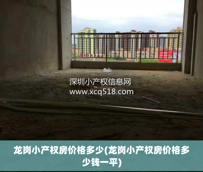 龙岗小产权房价格多少(龙岗小产权房价格多少钱一平)