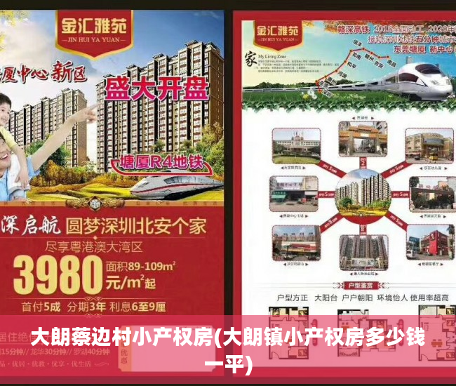大朗蔡边村小产权房(大朗镇小产权房多少钱一平)