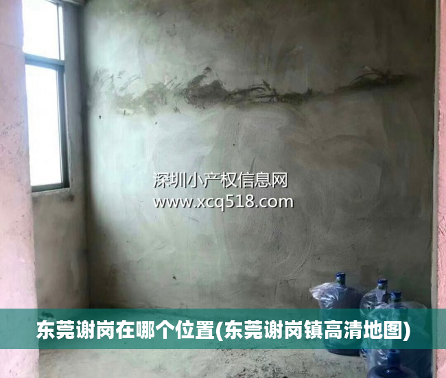 东莞谢岗在哪个位置(东莞谢岗镇高清地图)
