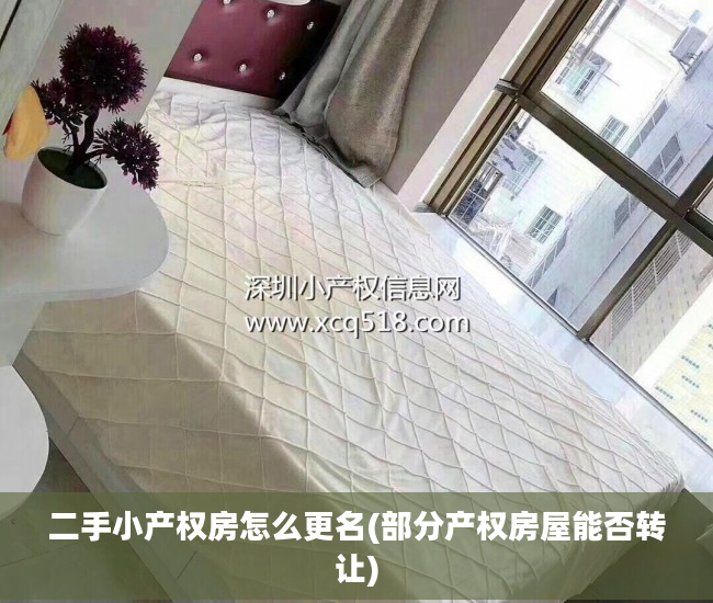 二手小产权房怎么更名(部分产权房屋能否转让)