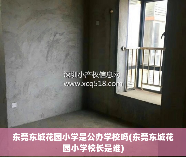 东莞东城花园小学是公办学校吗(东莞东城花园小学校长是谁) 东莞东城花园小学是公办学校吗(东莞东城花园小学校长是谁)