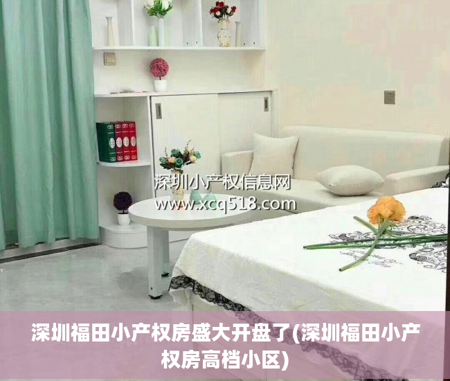 深圳福田小产权房盛大开盘了(深圳福田小产权房高档小区)
