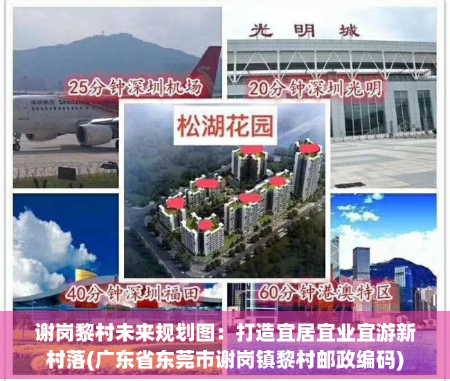 谢岗黎村未来规划图：打造宜居宜业宜游新村落(广东省东莞市谢岗镇黎村邮政编码)