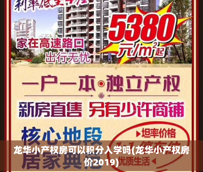 龙华小产权房可以积分入学吗(龙华小产权房价2019)