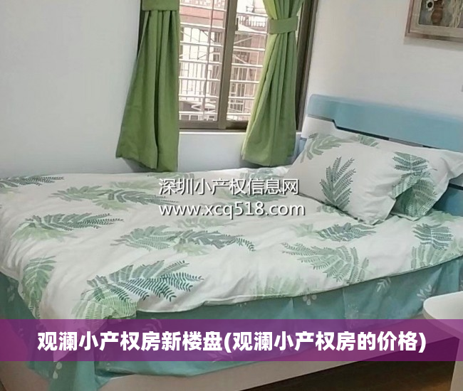 观澜小产权房新楼盘(观澜小产权房的价格)