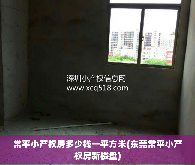 常平小产权房多少钱一平方米(东莞常平小产权房新楼盘) 常平小产权房多少钱一平方米(东莞常平小产权房新楼盘)