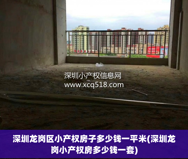 深圳龙岗区小产权房子多少钱一平米(深圳龙岗小产权房多少钱一套)