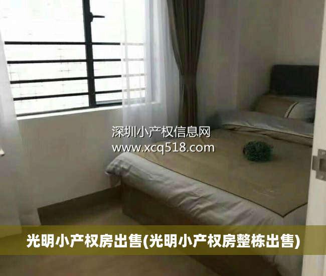 光明小产权房出售(光明小产权房整栋出售)