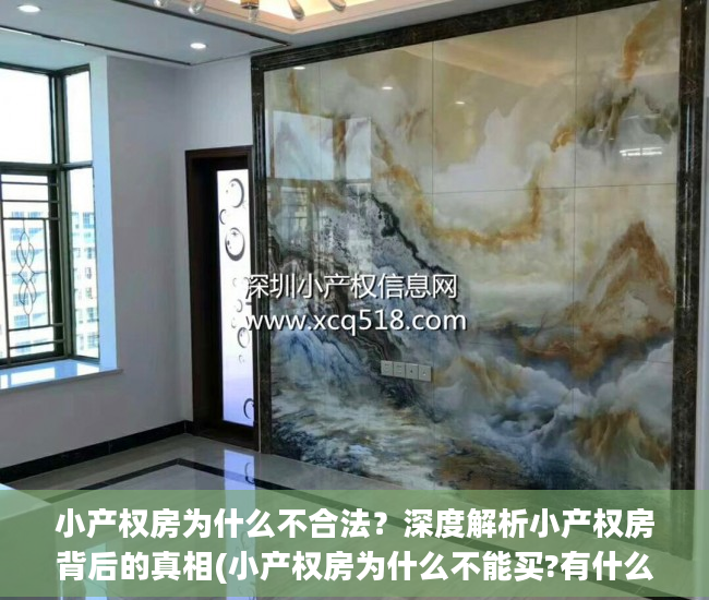 小产权房为什么不合法？深度解析小产权房背后的真相(小产权房为什么不能买?有什么风险吗)