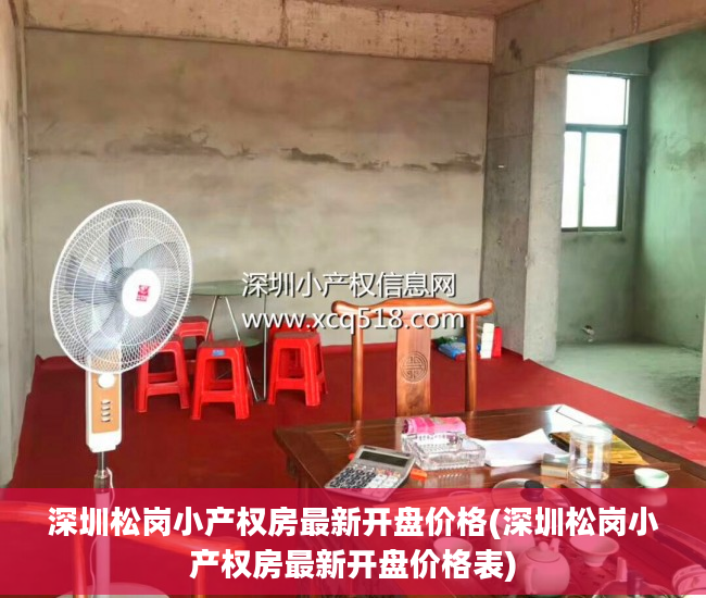 深圳松岗小产权房最新开盘价格(深圳松岗小产权房最新开盘价格表)