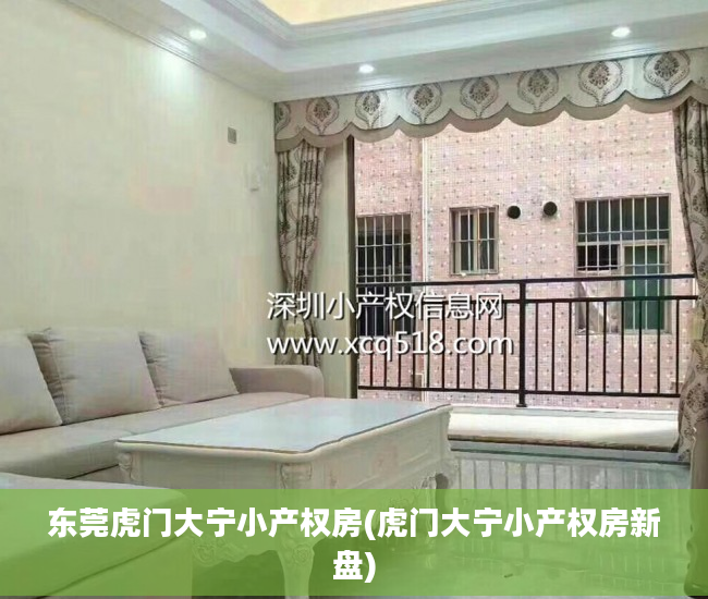 东莞虎门大宁小产权房(虎门大宁小产权房新盘)