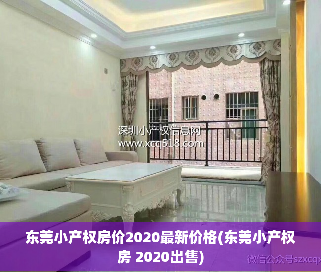 东莞小产权房价2020最新价格(东莞小产权房 2020出售)