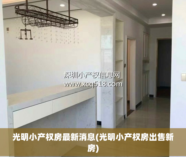光明小产权房最新消息(光明小产权房出售新房)