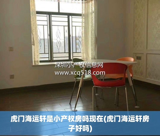 虎门海运轩是小产权房吗现在(虎门海运轩房子好吗)