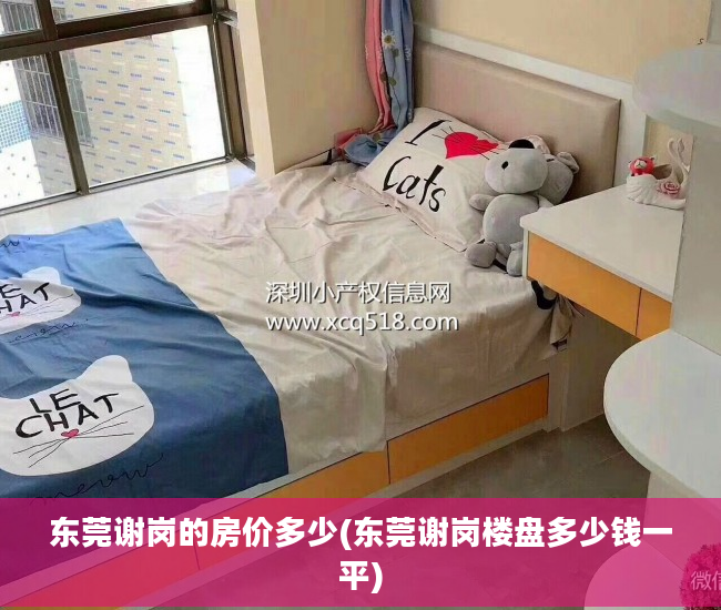 东莞谢岗的房价多少(东莞谢岗楼盘多少钱一平)