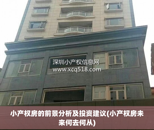 小产权房的前景分析及投资建议(小产权房未来何去何从)