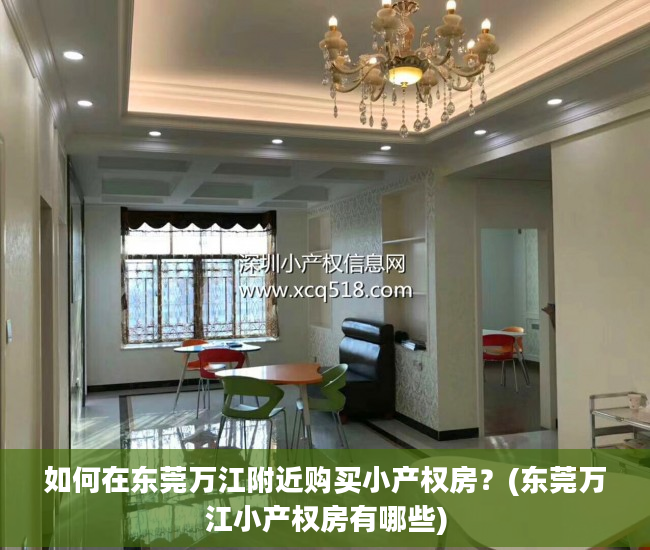 如何在东莞万江附近购买小产权房？(东莞万江小产权房有哪些)